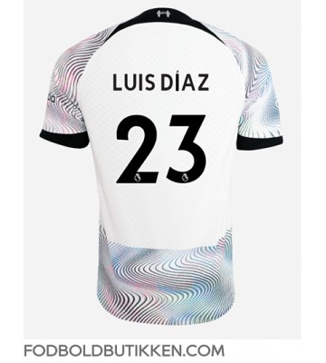 Liverpool Luis Diaz #23 Udebanetrøje 2022-23 Kortærmet